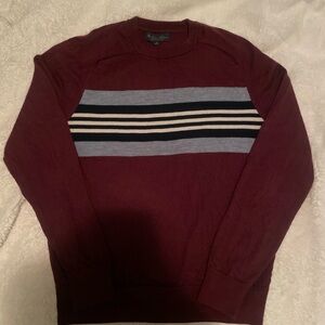Brooks Brothers Men’s Burgundy Red Merino Wool Pullover Size Medium